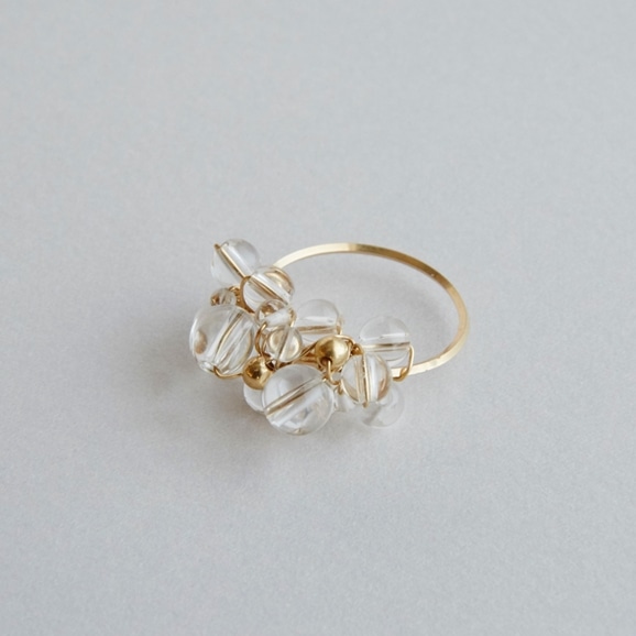 【写真】asumi bijoux asatsuyu ring crystal S
