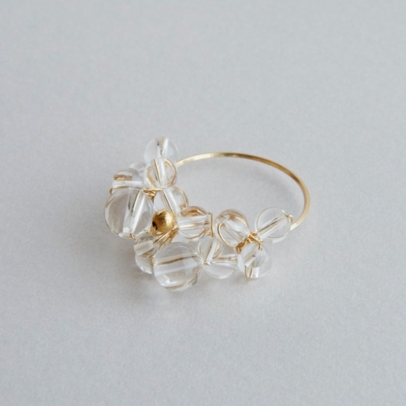 【写真】asumi bijoux asatsuyu ring crystal M