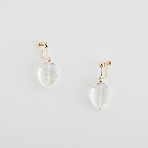 yʐ^zsai Earring Crystal Quartz