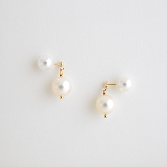 yʐ^zsai Pierce Pearl & Stud k10