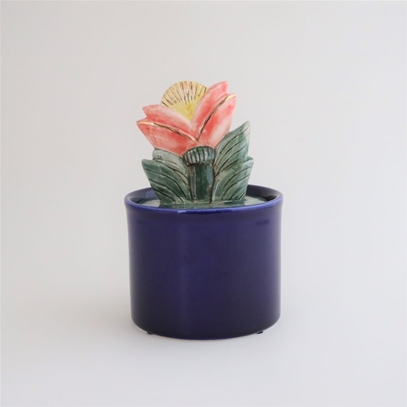 yʐ^zyԕizLisa Larson Jar with Lid big flower A