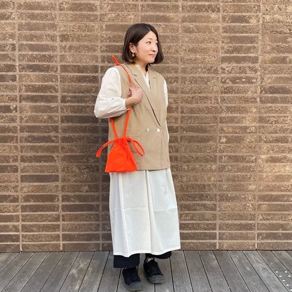 �y�ʐ^�z�y�g��160cm�zH& by POOL Sleeveless Jacket Beige