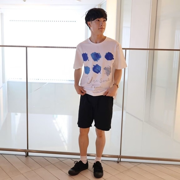 �y�ʐ^�z�y�g��160cm�zIDEE Dessin Tshirt Une sorte d�fazur