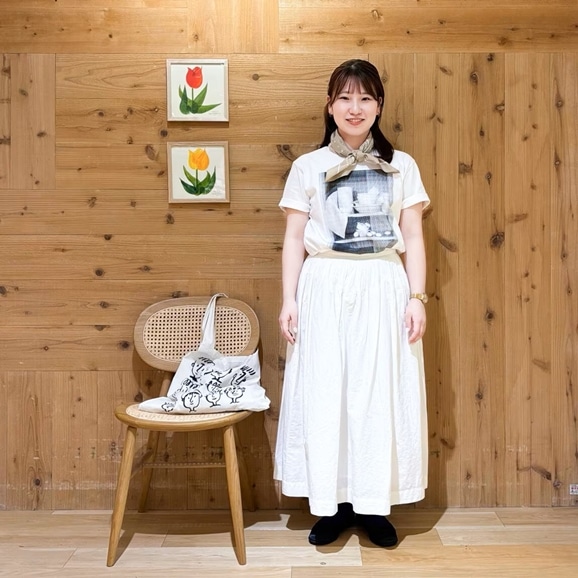 �y�ʐ^�z�y�g��157cm�zIDEE Photography Tshirt M Mushroom �z���C�g