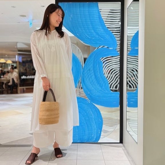 �y�ʐ^�z�y�g��170cm�zH& by POOL Church One-Piece Off White