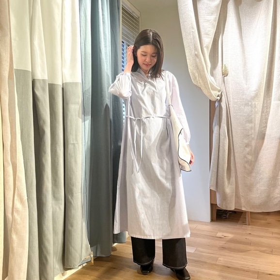 �y�ʐ^�z�y�g��164cm�zH& by POOL One-Piece Blue Stripe