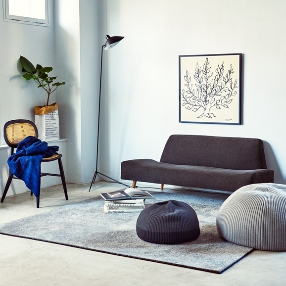 AO SOFA (2) Charcoal|2人掛け|IDEE SHOP Online