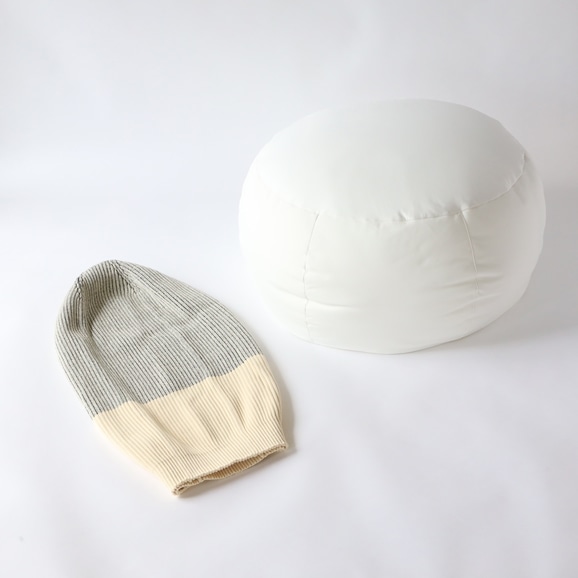 PUUF White×Black MIX｜1人掛け｜IDEE SHOP Online