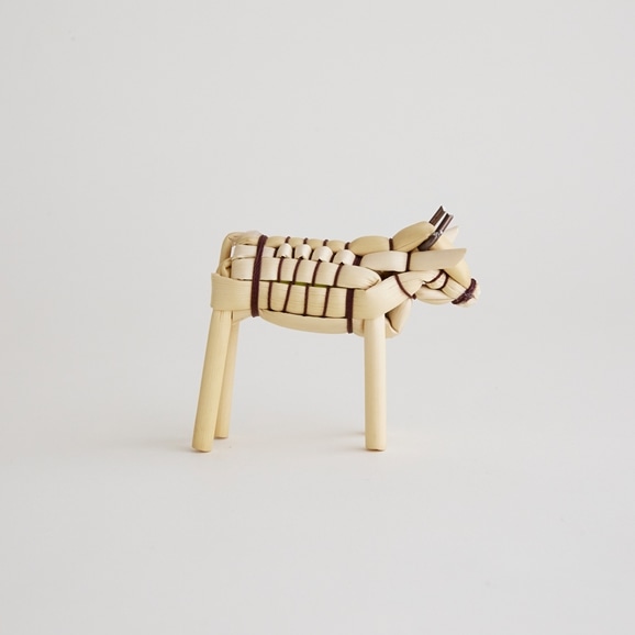 Idee Shop Online 50 丑の郷土玩具 きびがら人形 牛 オブジェ Idee Shop Online 50 丑の郷土玩具 きびがら人形 牛 オブジェ