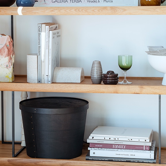 IDEE STORAGE M Black|バスケット・収納|IDEE SHOP Online