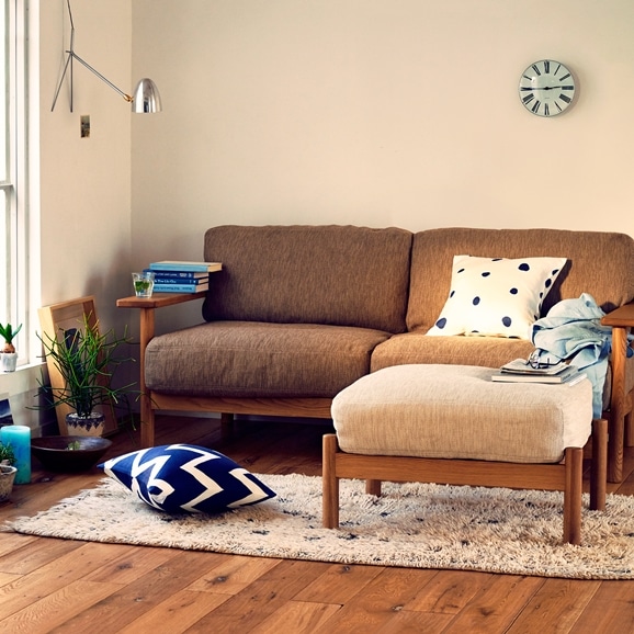 ☆【わけあり】 DIMANCHE SOFA (3) Light gray｜3人掛け｜IDEE SHOP Online