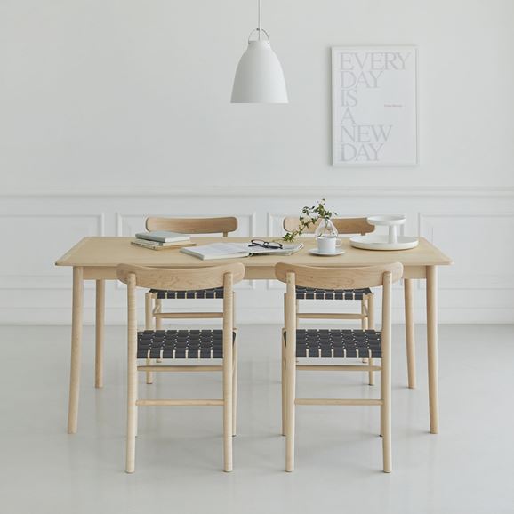 受注生産品】マルニ木工 LIGHTWOOD DINING TABLE 1600 Oak｜ダイニング 