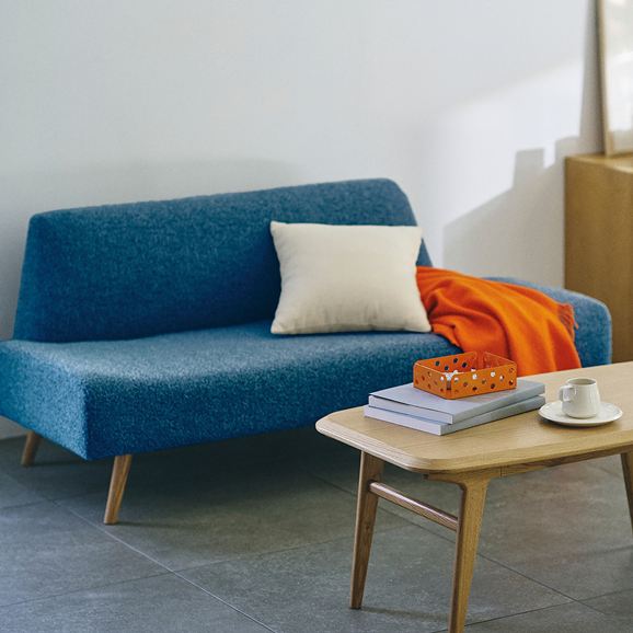 AO SOFA (2) Boucle Blue｜2人掛け｜IDEE SHOP Online
