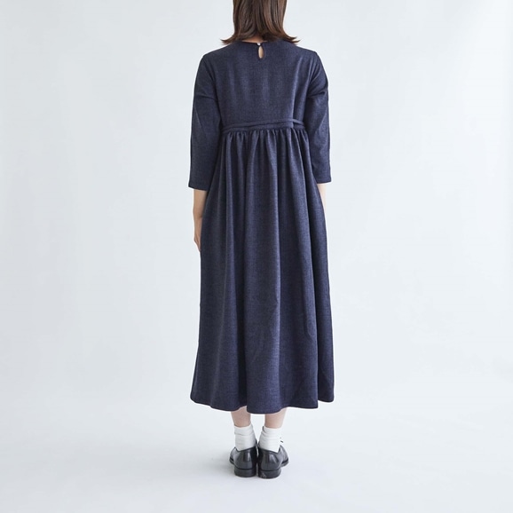 H& by POOL Gathered One-Piece Navy|ワンピース|IDEE SHOP Online H& by POOL Gathered One-Piece Navy|ワンピース|IDEE SHOP Online