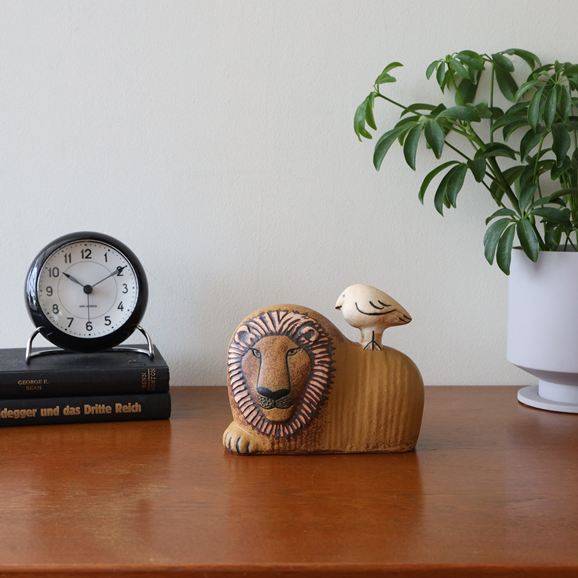 定番品】Lisa Larson Lion with Bird｜オブジェ｜IDEE SHOP Online