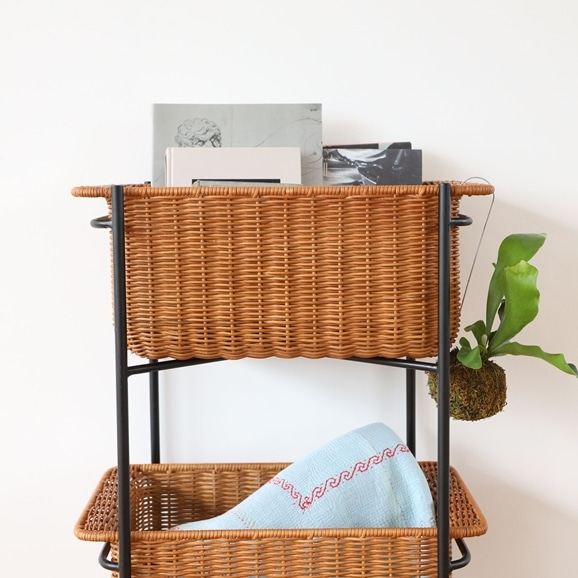 【廃盤カラー】IDEE WALLABY BASKET STAND WALLABY BASKET STAND Black｜インテリアアクセサリ｜IDEE SHOP Online