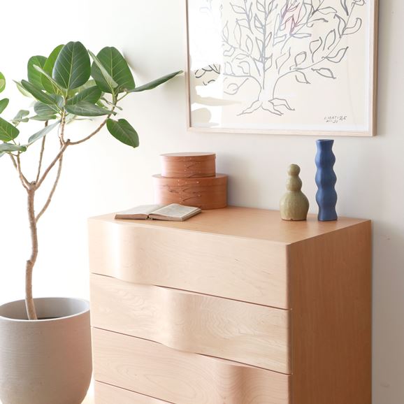 IDEE WAVE CHEST Maple イデー タンス WAVE CHEST Maple｜チェスト・キャビネット｜IDEE SHOP Online