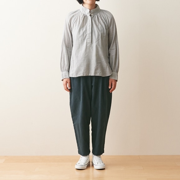 Idee Shop Online Pool いろいろの服 コットンテーパードパンツ M ブラウン aw ファッション