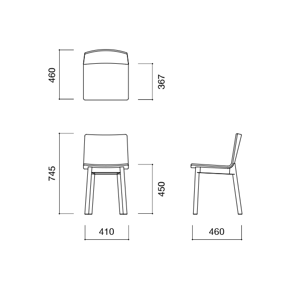 STILTCHAIIdee スティルトチェア　ブルー②