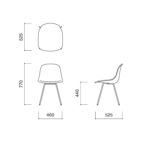 TATA CHAIR｜リビング・ダイニングチェア｜IDEE SHOP Online