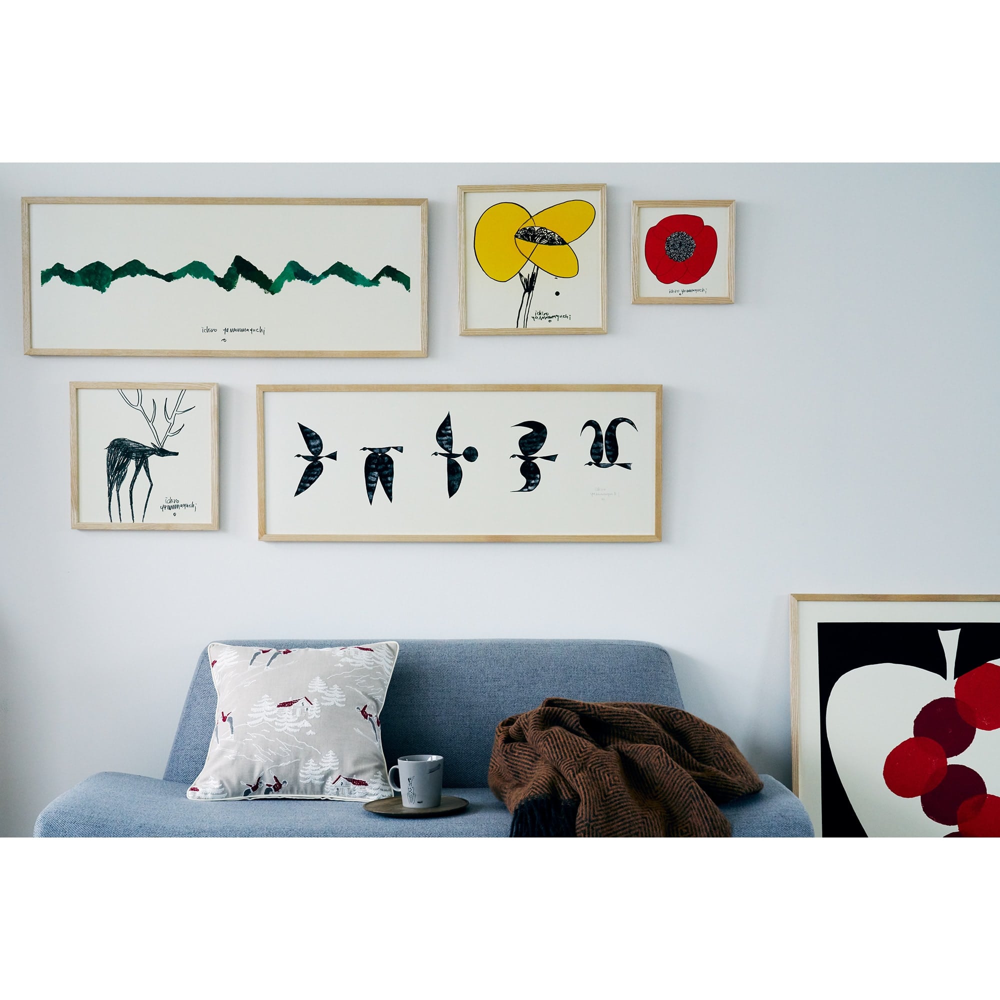 山口一郎 「KAMOME no.1」IDEE　イデー　ジクレー　カモメ IDEE (イデー) ichiro yamaguchi（山口一郎） kamome no.1 絵画