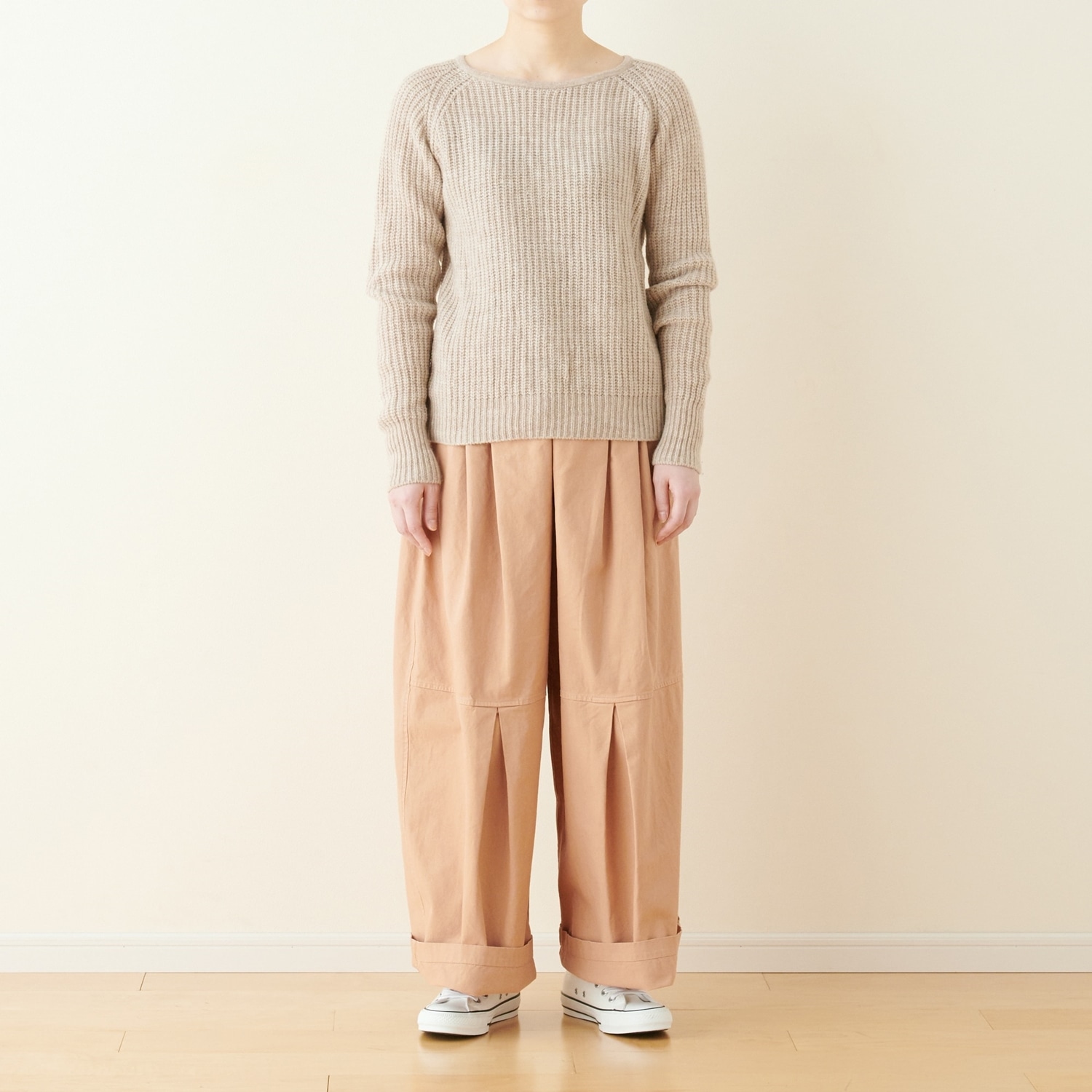 Idee Shop Online Archive Pool いろいろの服 ニータックワイドパンツ シナモンピンク ファッション Idee Shop Online Archive Pool いろいろの服 ニータックワイドパンツ シナモンピンク ファッション