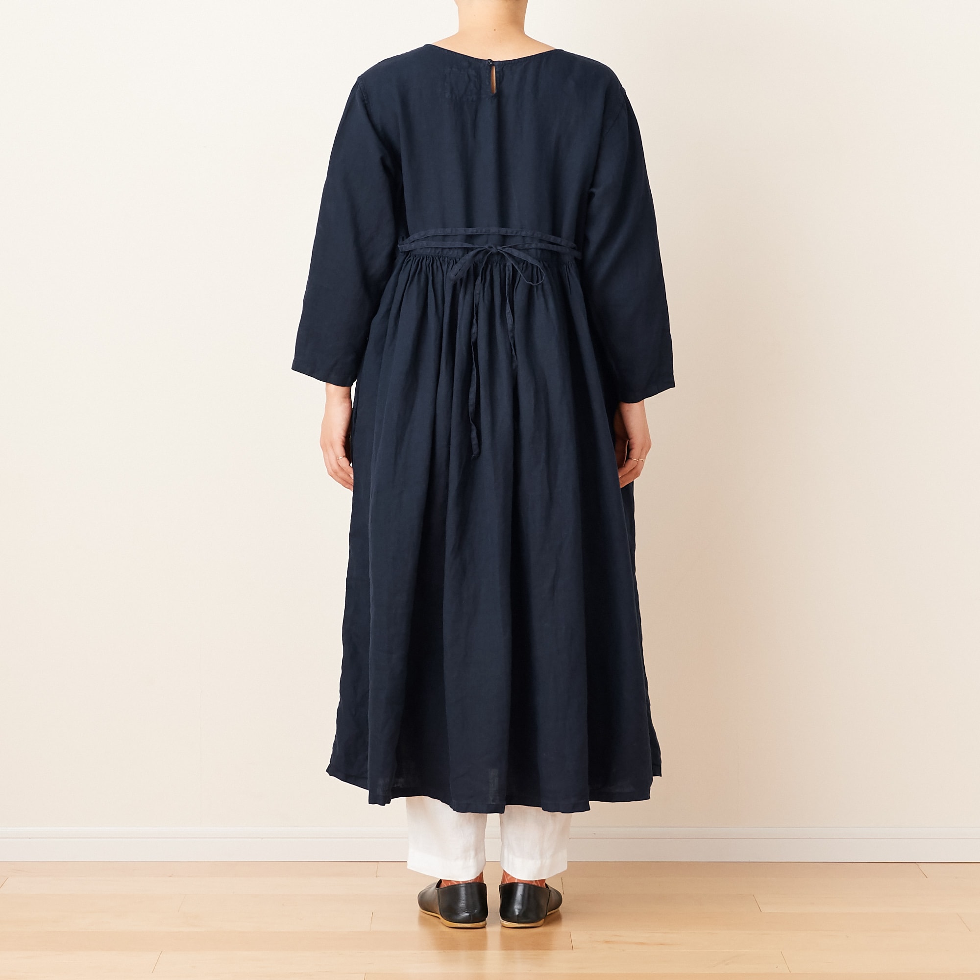POOL いろいろの服 ギャザーワンピース マスタード｜ワンピース｜IDEE 
