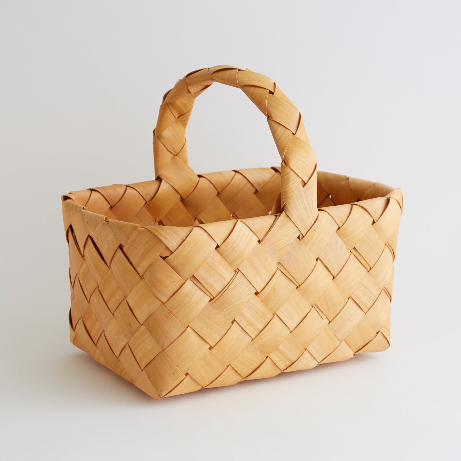 Idee Shop Online Woody スクエアバスケット L インテリア雑貨