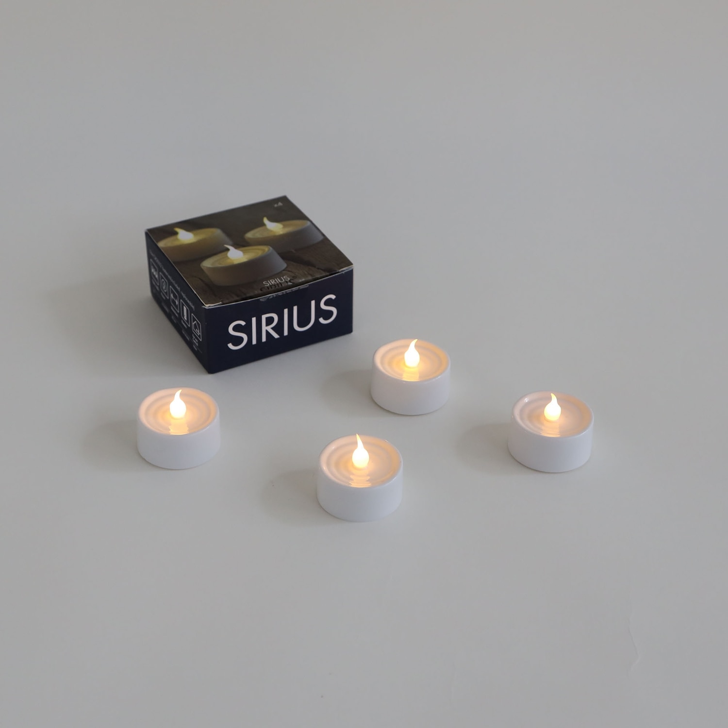 SIRIUS LEDキャンドルライト1個 (ティーライト ろうそく シリウス 北欧雑貨 北欧 おしゃれ かわいい ゆらぎ)