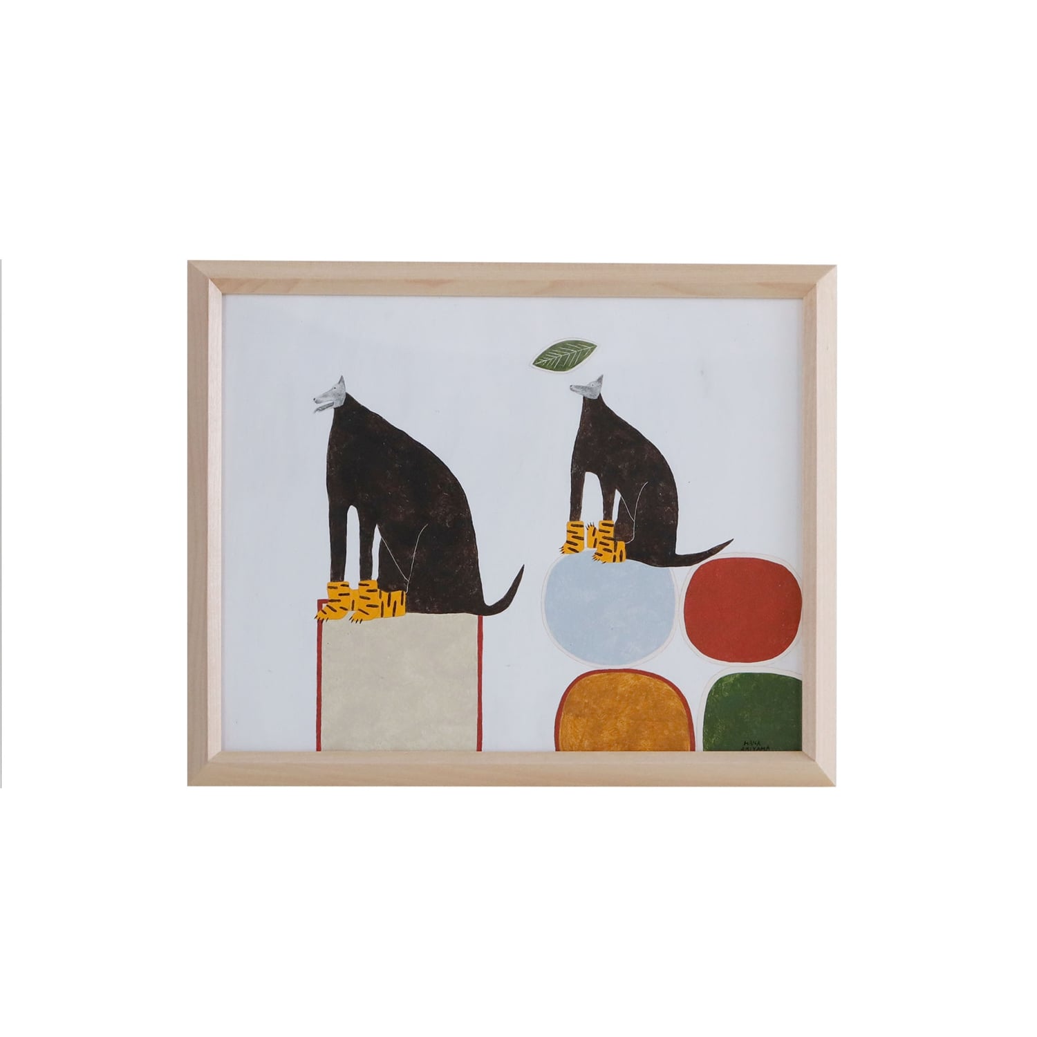 一点物 秋山花 Are You Tigers 絵画 イラスト 一点もの Idee Shop Online