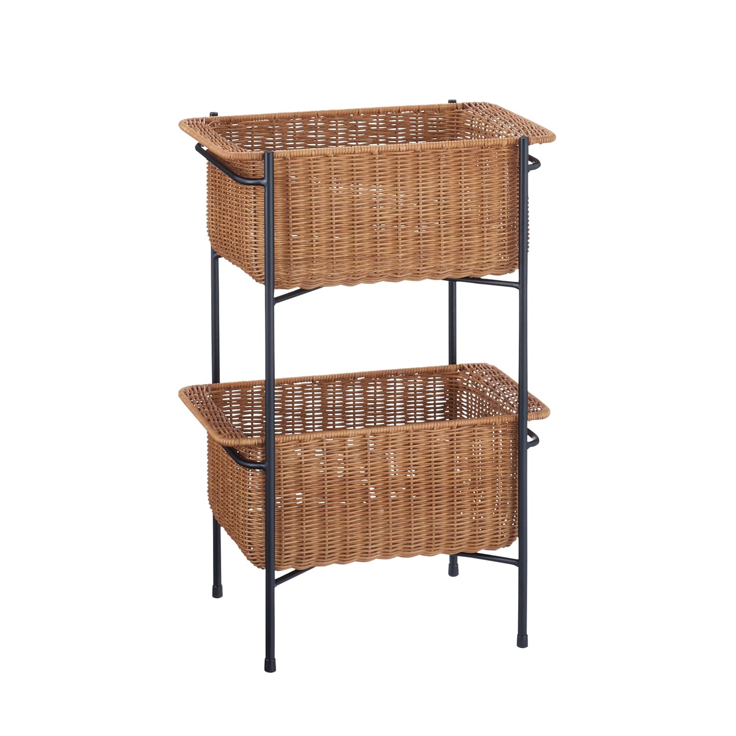 WALLABY BASKET STAND Black