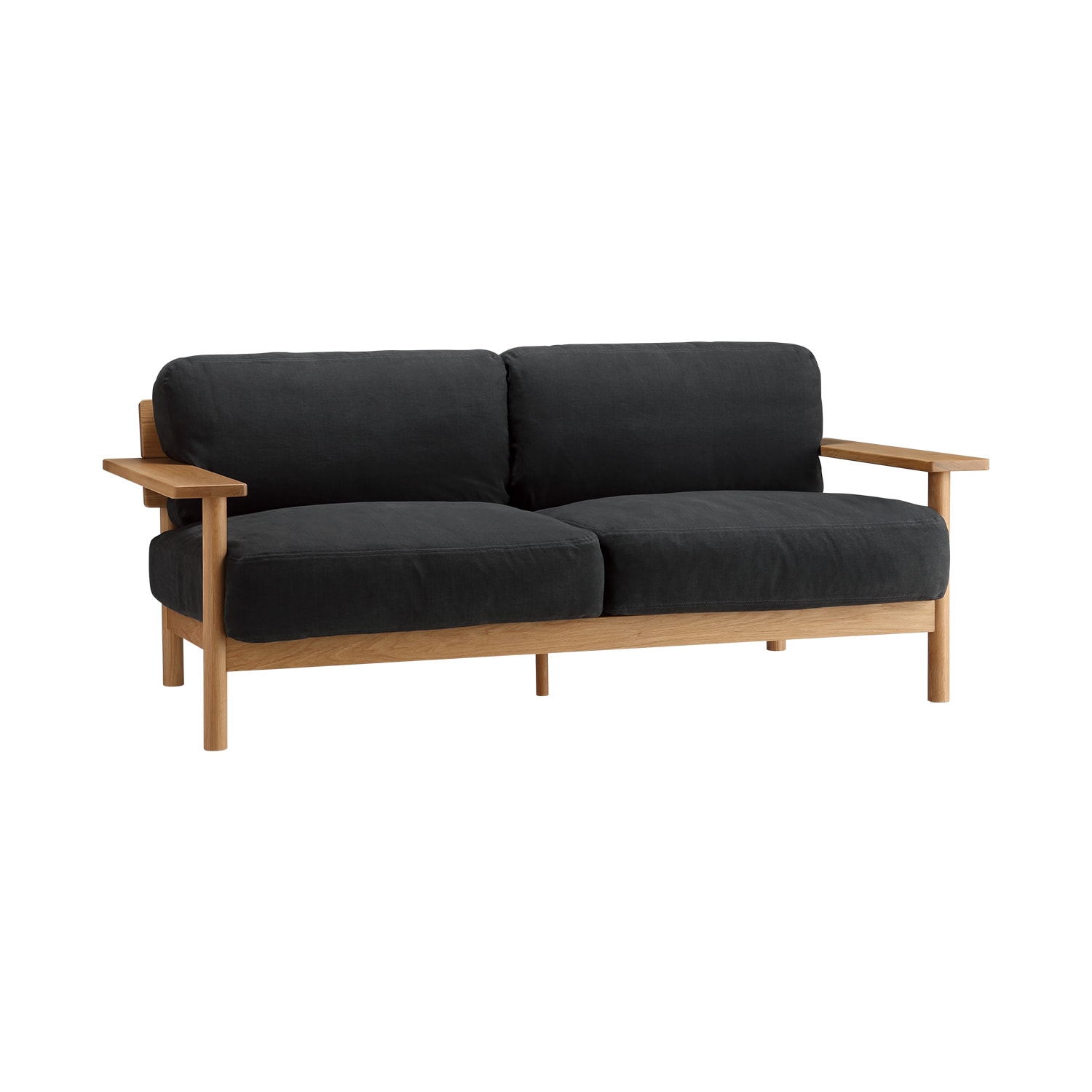 ☆IDEE ONLINE数量限定【在庫品】DIMANCHE SOFA (C3) Charcoal｜3人 