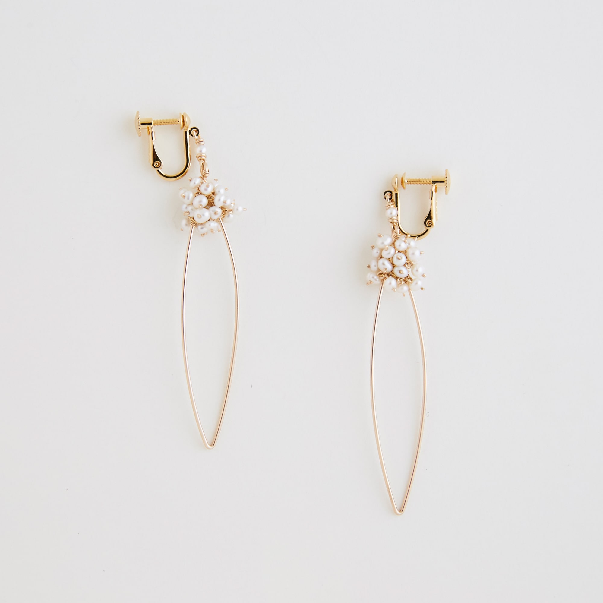 asumi bijoux shirotsumekusa long hoop earring｜ピアス・イヤリング