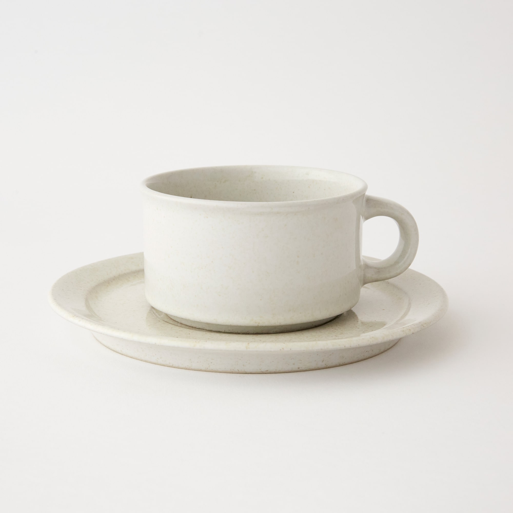 北欧Vintage食器 Hoganas HARD TEA CUP & SAUCER｜陶芸・ガラス作品 
