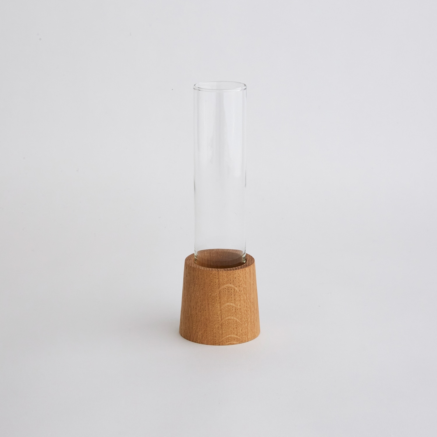 リユースガラス フラワーベース シランドル WOOD STAND S｜その他インテリア雑貨｜IDEE SHOP Online