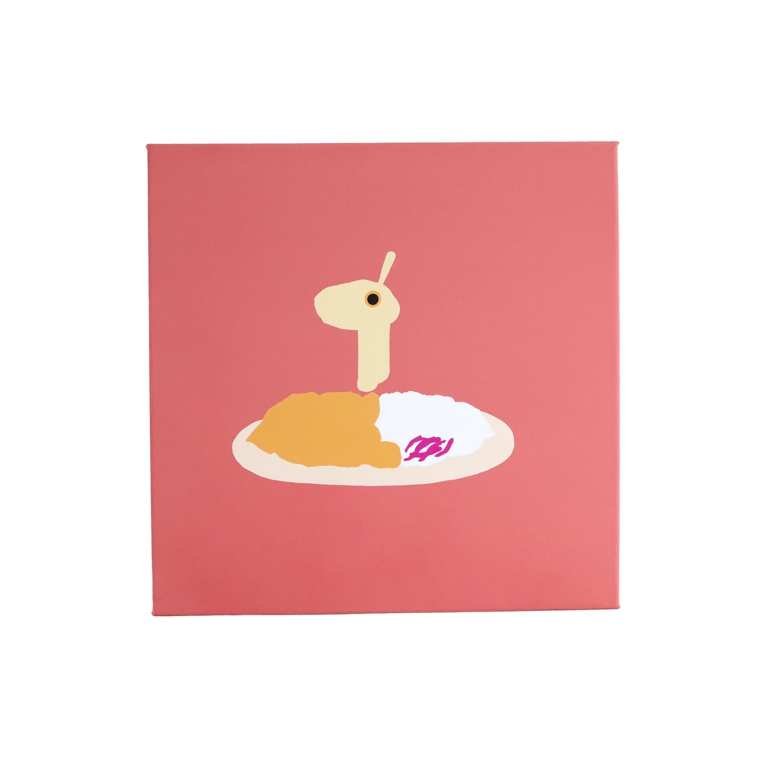 一点物 小笠原徹 空飛ぶカリーライス 1 絵画 イラスト 一点もの Idee Shop Online