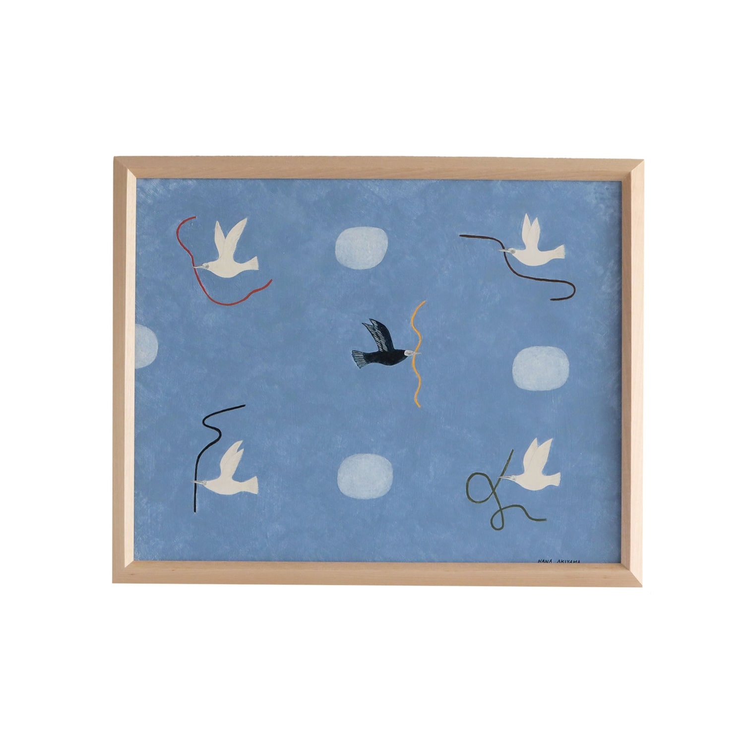 一点物 秋山花 A Blue Bird 絵画 イラスト 一点もの Idee Shop Online