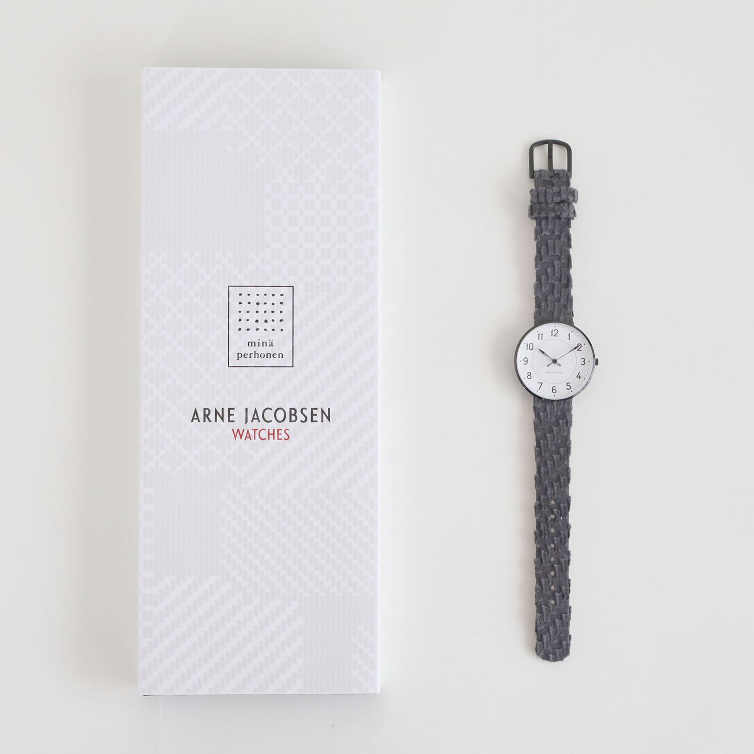 数量限定】Arne Jacobsen × mina perhonen 腕時計 STATION φ34mm