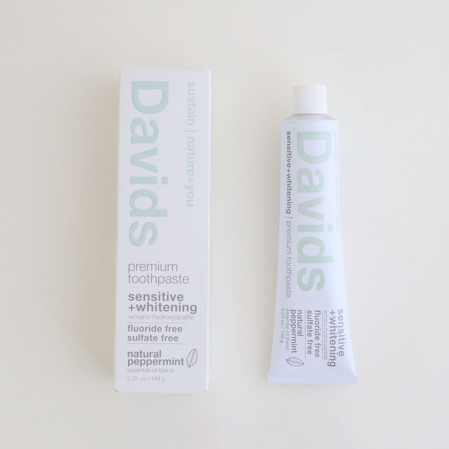 Davids ホワイトニング トゥースペースト ペパーミント センシティブ｜リラックス・バス一覧｜IDEE SHOP Online