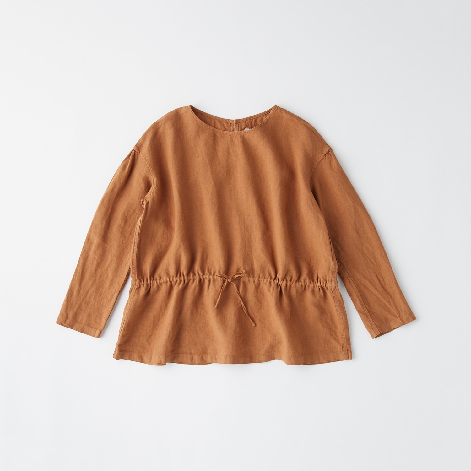 POOL いろいろの服 ギャザーブラウス ブラウン｜トップス｜IDEE SHOP 