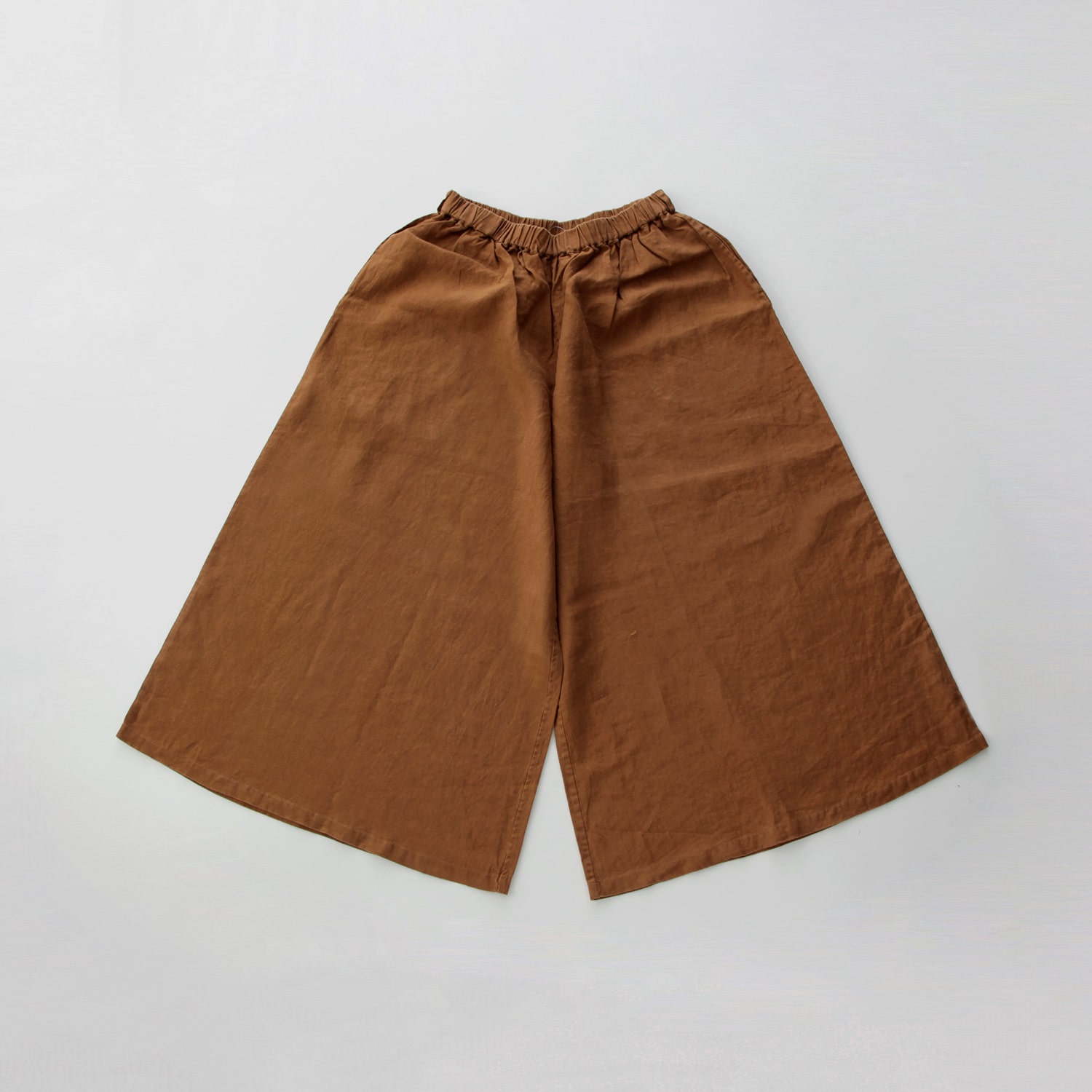 旧仕様】POOL いろいろの服 ワイドパンツ ブラウン｜ボトムス｜IDEE 