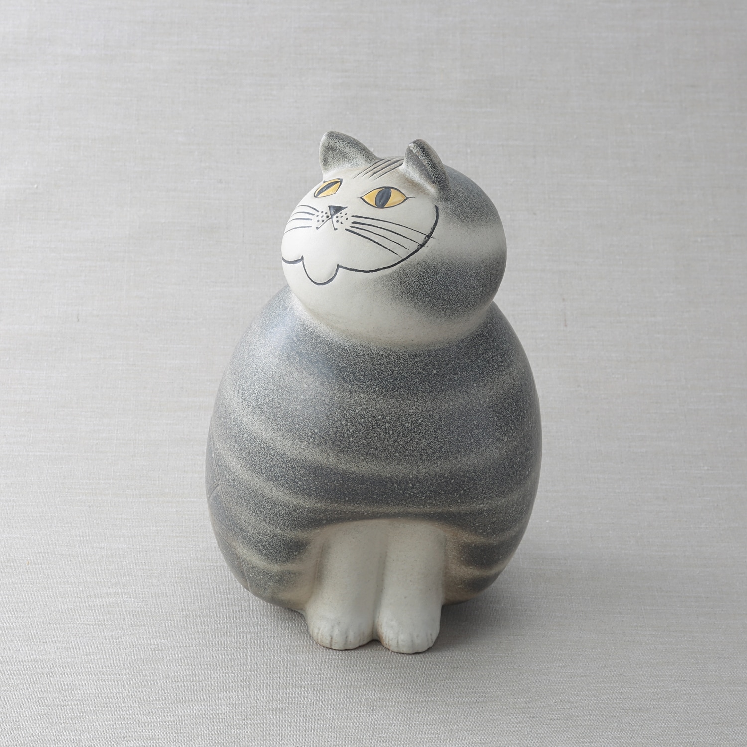 定番品】Lisa Larson Cat MIA Maxi Gray｜陶芸・ガラス作品｜IDEE SHOP