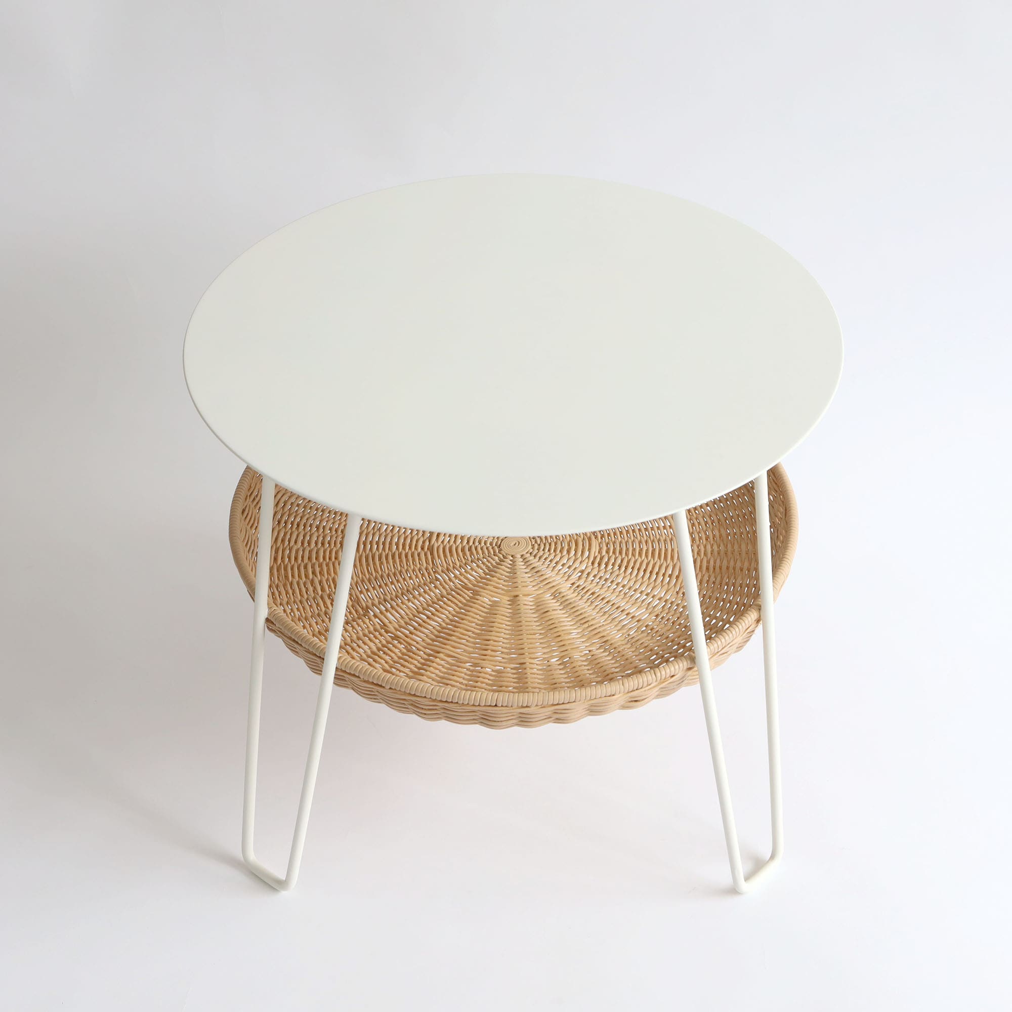 WALLABY LOW TABLE ROUND White｜ローテーブル｜IDEE SHOP Online