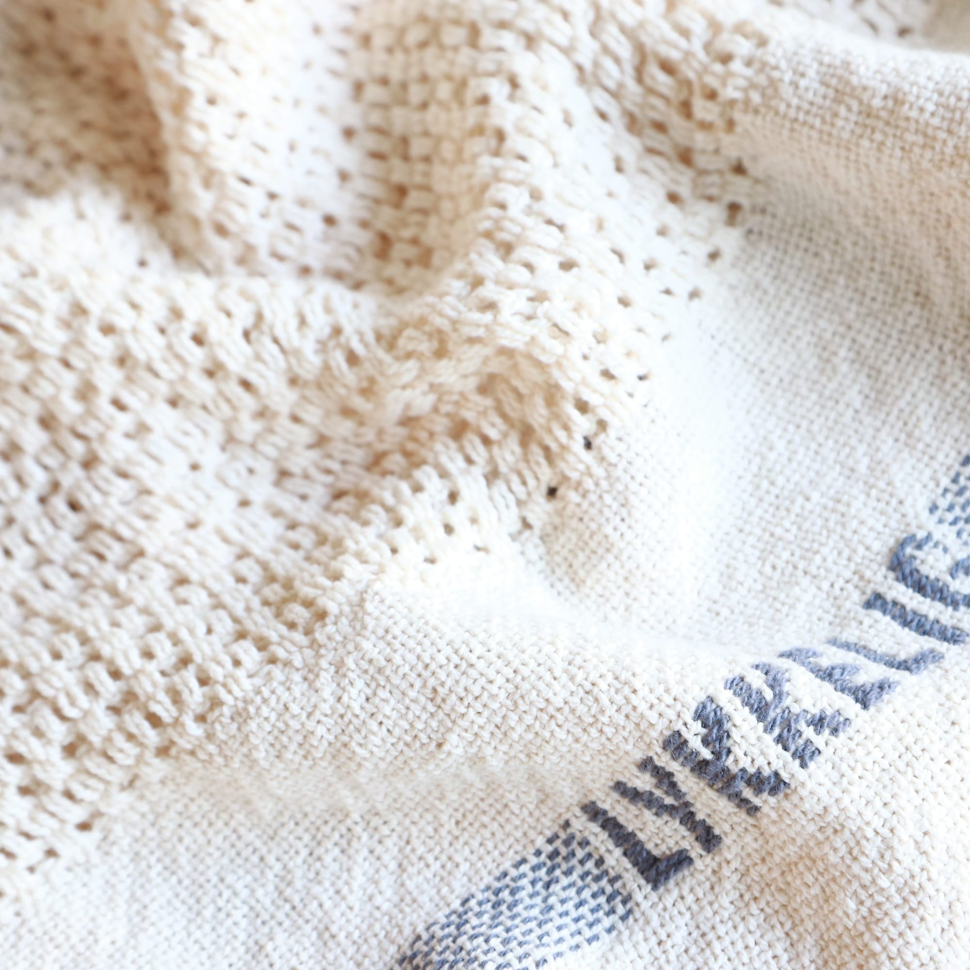 ☆【IDEE限定】Barker Textile コットンブランケット LYKKELIG