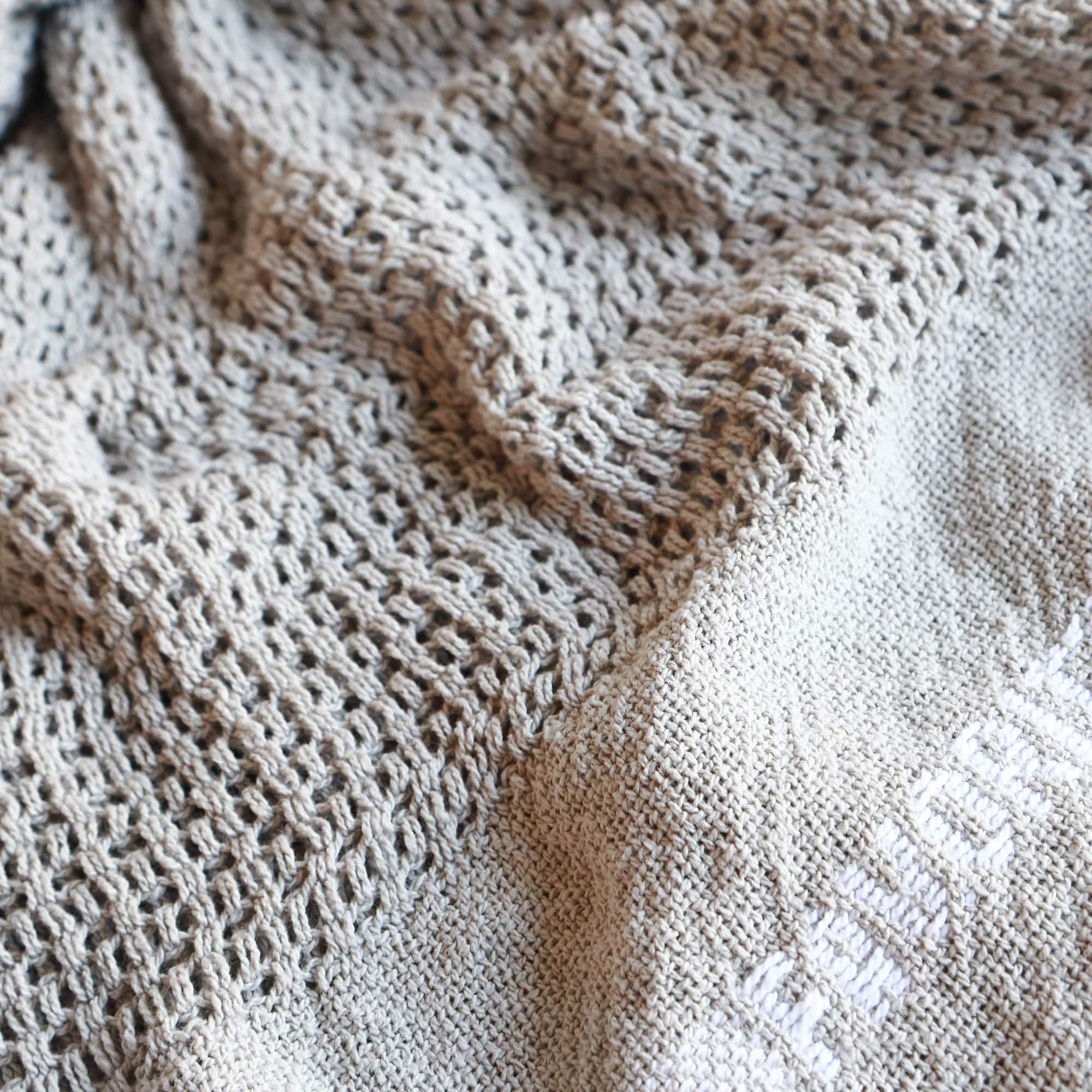 ☆【IDEE限定】Barker Textile コットンブランケット FAVORITT ライト