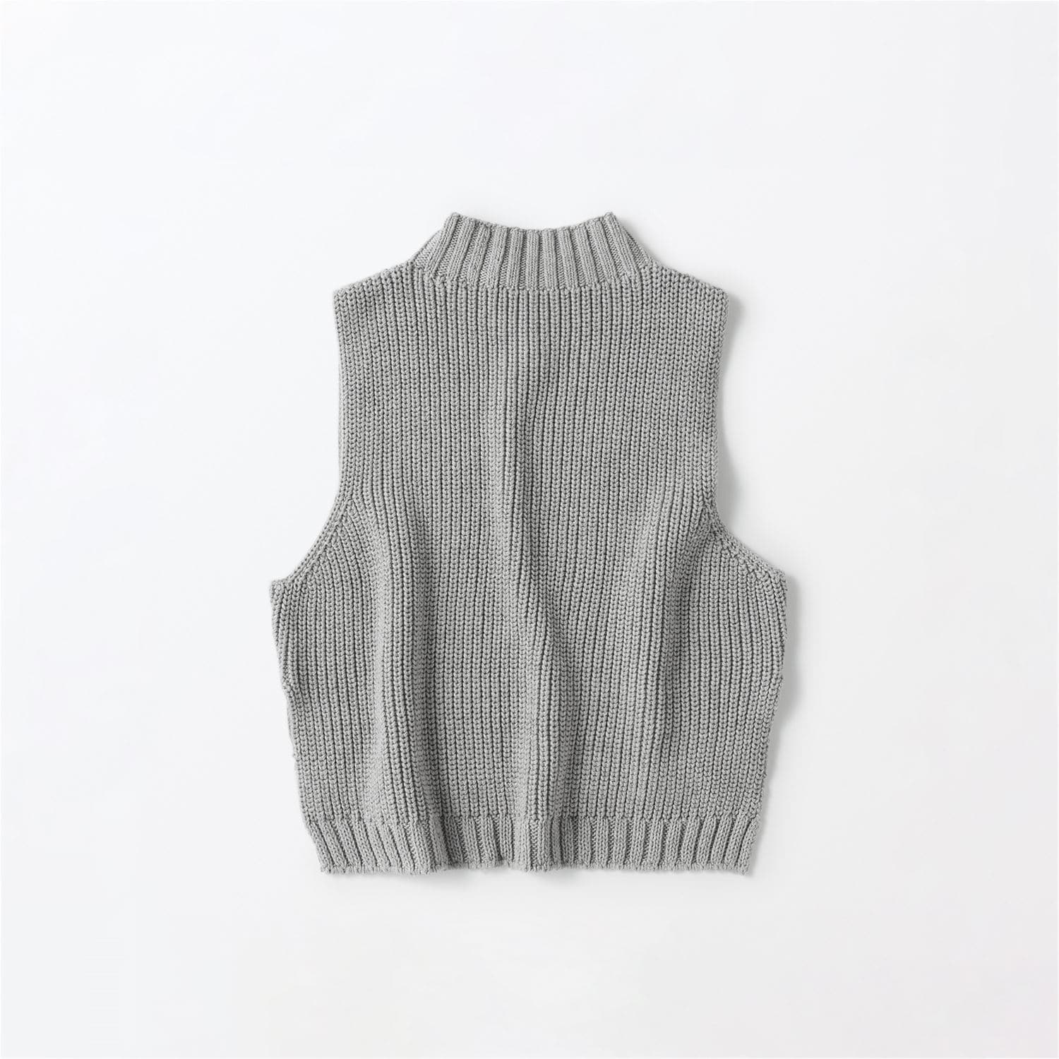 ☆H& by POOL Cotton Linen Cropped Vest Top Gray｜トップス｜IDEE 