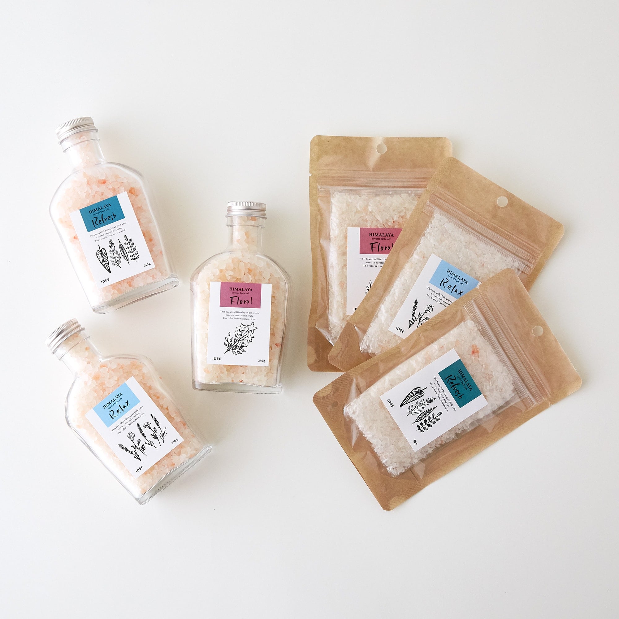 お買い得 3個入り ホワイト ハートソルト 癒しのヒマラヤ岩塩