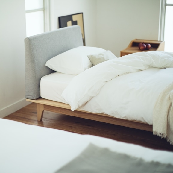 ☆ASH OREILLER BED Single Navy｜シングルベッド｜IDEE SHOP Online