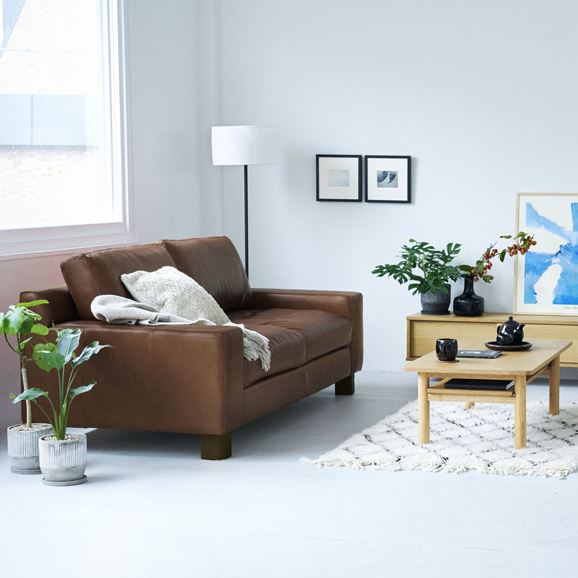 SERIEUX SOFA 1900 Smooth Light chocolate｜3人掛け｜IDEE SHOP Online