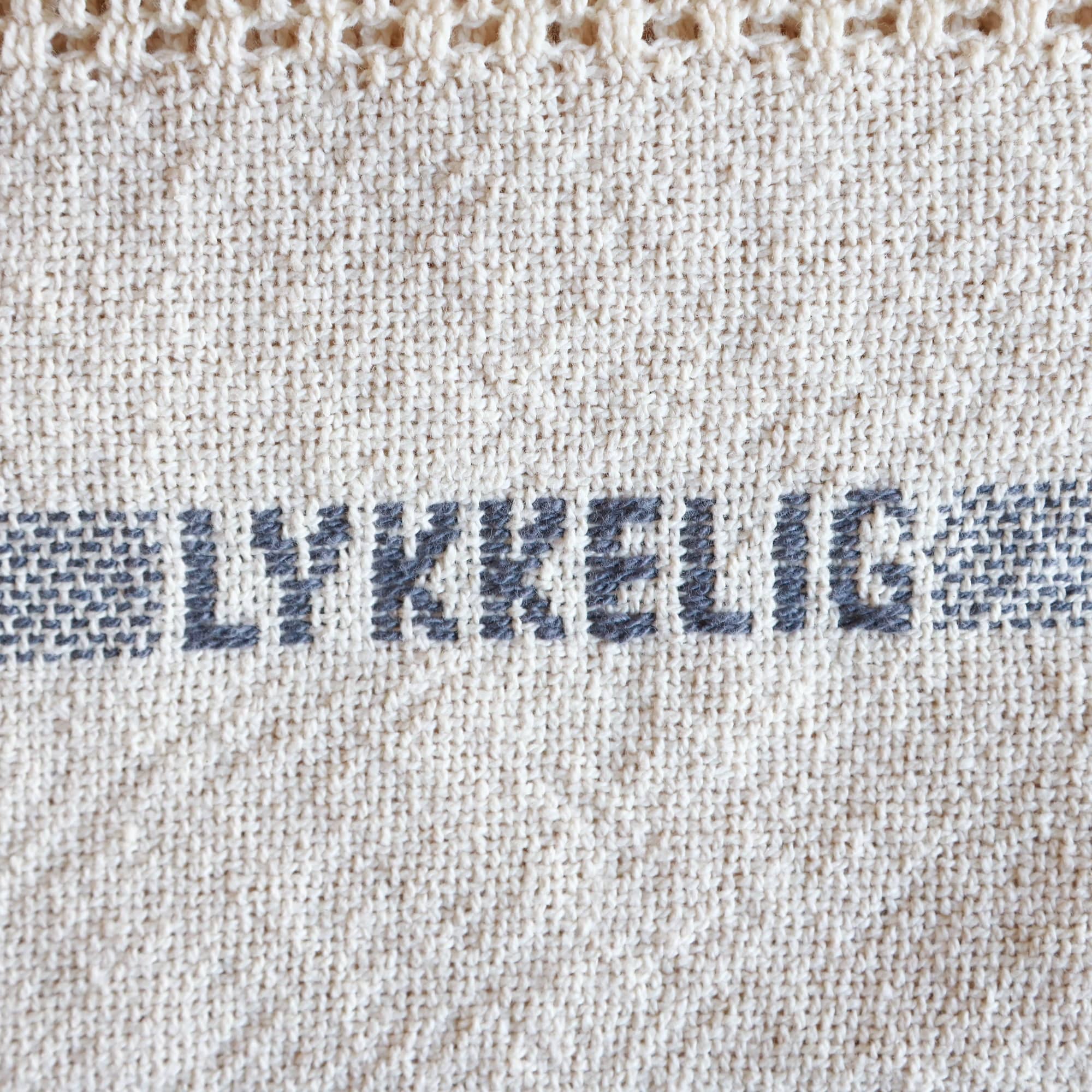 ☆【IDEE限定】Barker Textile コットンブランケット LYKKELIG